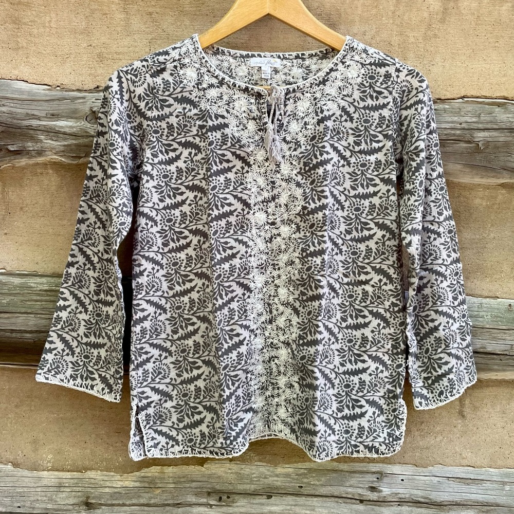 Petit Joie Embroidered Tunic Top